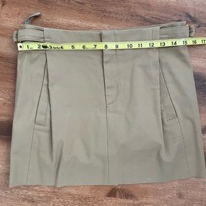 Gucci runway safari mini skirt